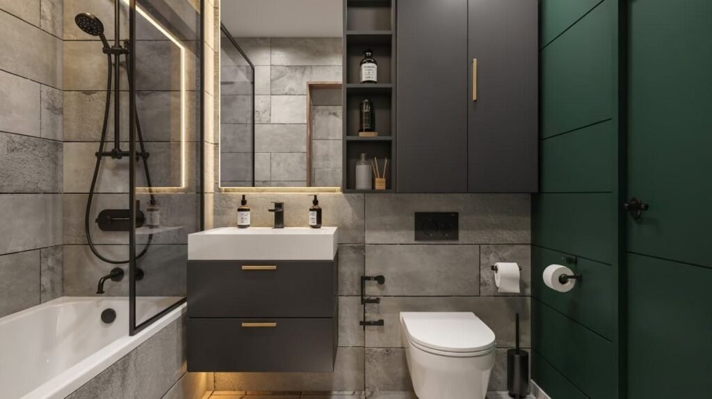 Masculine Bathroom